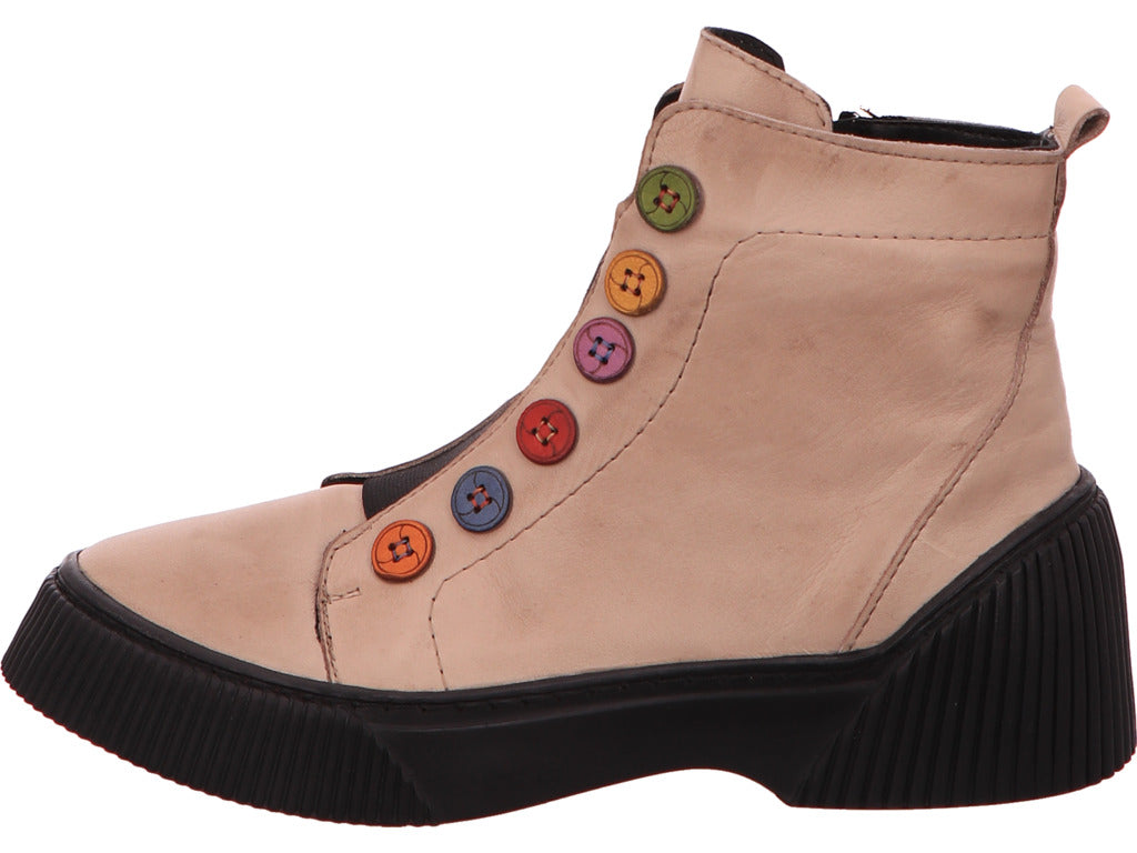 Gemini Damen Stiefel  in grau-bunt-kombiniert