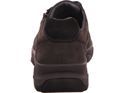 Waldläufer herenschoen in zwart, laag model