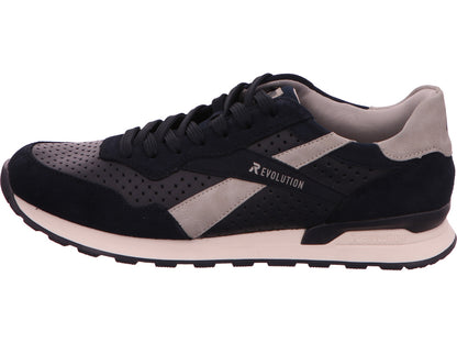 Rieker Herren Sneaker Revolution in blau-bunt-kombiniert