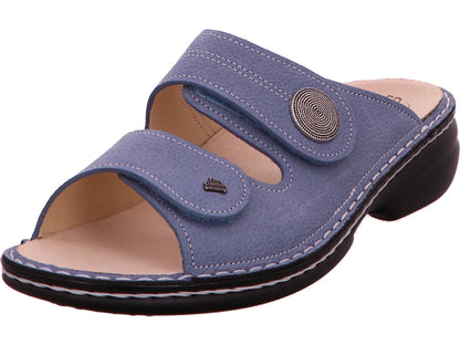 Finn Comfort Damen Pantolette Sansibar in hellblau
