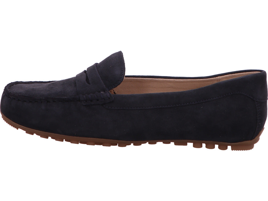Caprice damesslippers in donkerblauw
