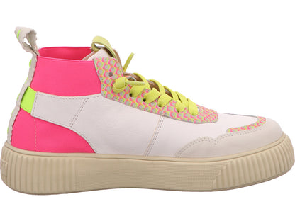 Crickit Damen Stiefel Maura in weiß-bunt-kombiniert