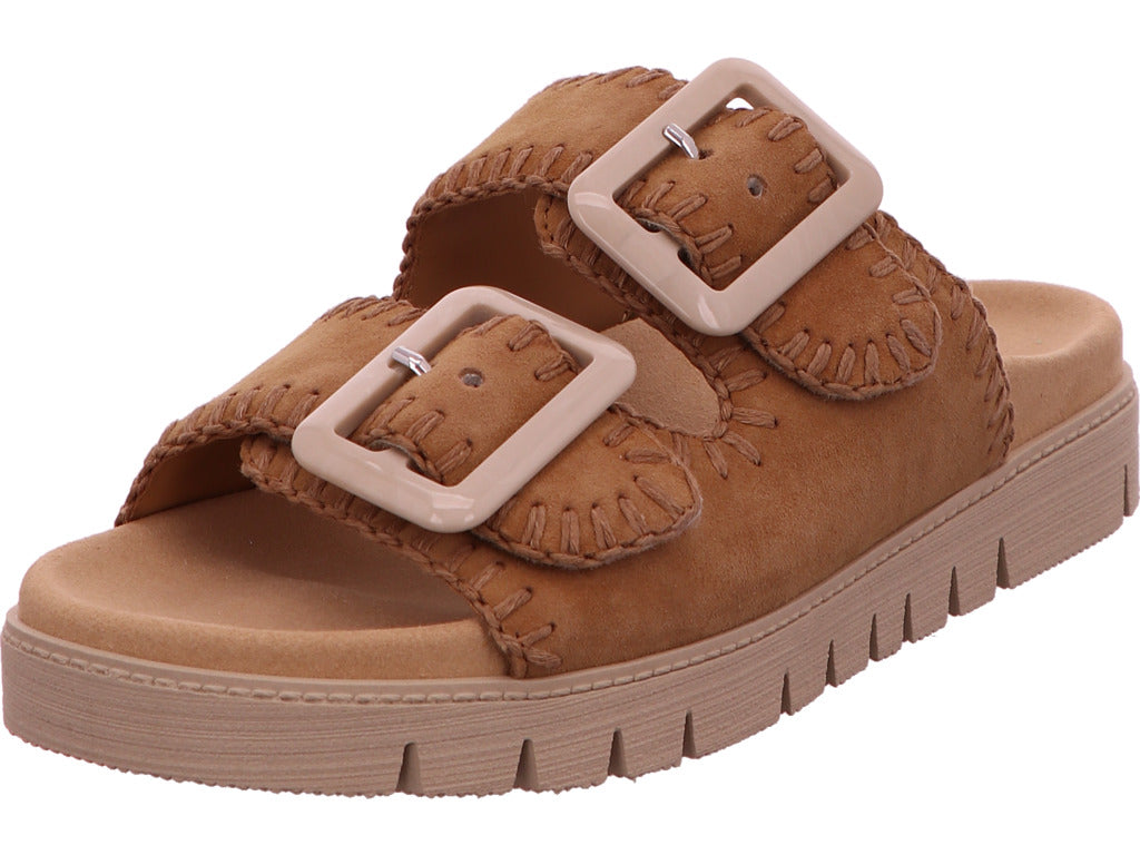 Gabor Damen Pantolette  in hellbraun