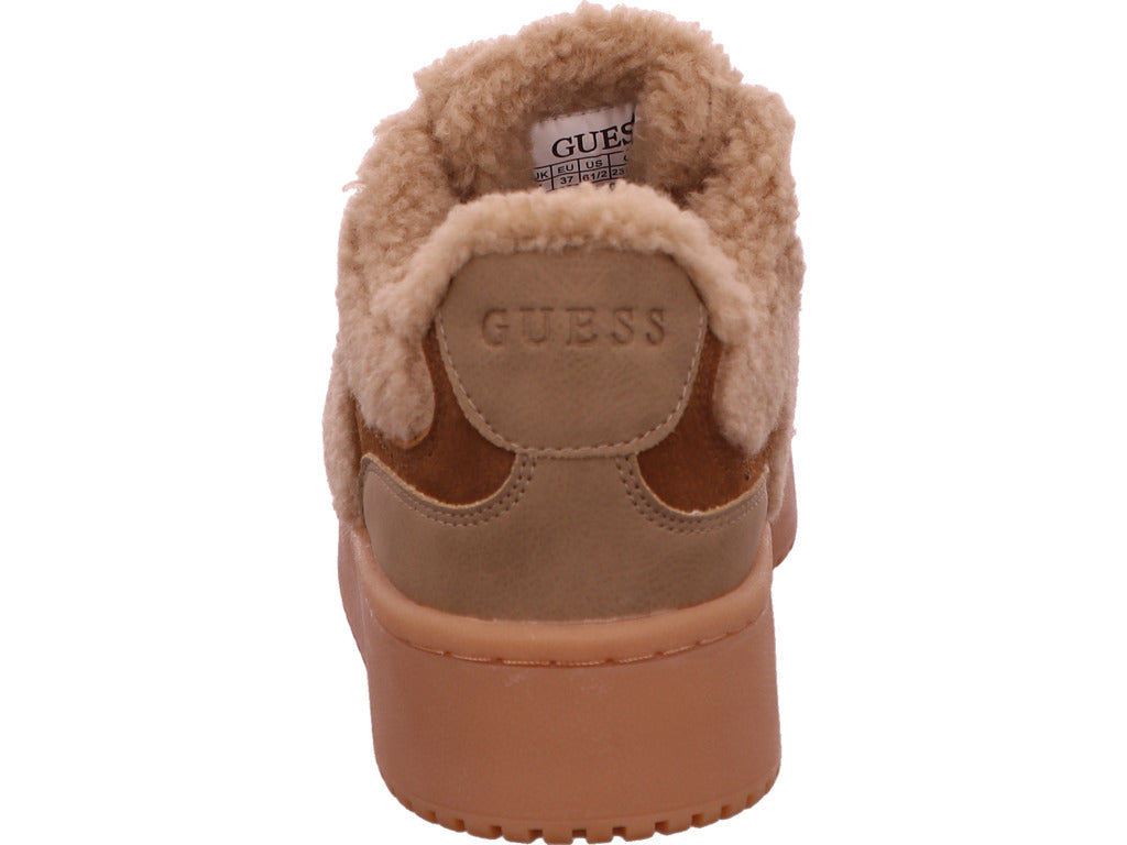 Guess Damen Sneaker Miram10 in beige-bunt-kombiniert