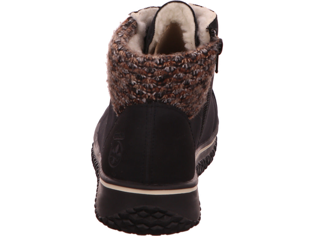 Rieker Damen Stiefel  in blau-bunt-kombiniert