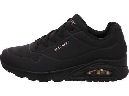 Skechers Damen Sneaker Uno-Stand On Air in schwarz