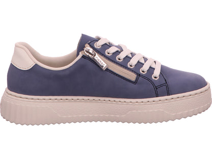 Rieker Damen Sneaker  in blau-bunt-kombiniert