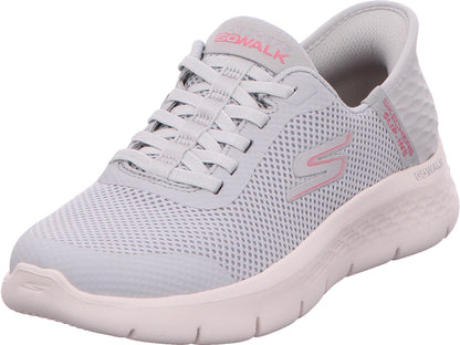 Skechers Damen Sneaker Go Walk Flex - Grand Entry in grau-bunt-kombiniert