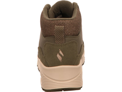 Skechers dameslaarzen Uno - Stacre Shine in olijfgroen