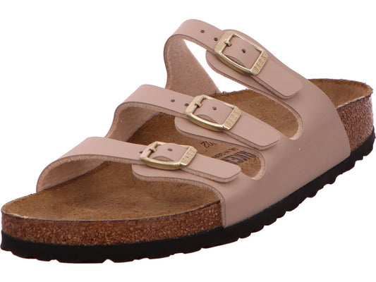 Birkenstock Damen Pantolette Florida in beige