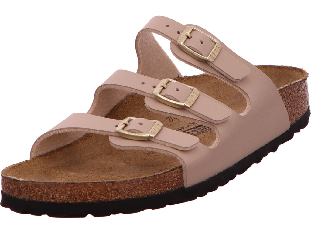 Birkenstock Damen Pantolette Florida in beige