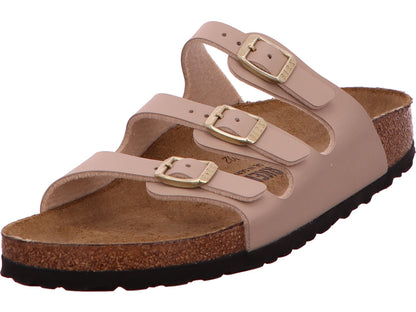 Birkenstock Damen Pantolette Florida in beige