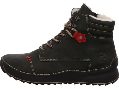 Rieker Damen Stiefel  in grün-bunt-kombiniert