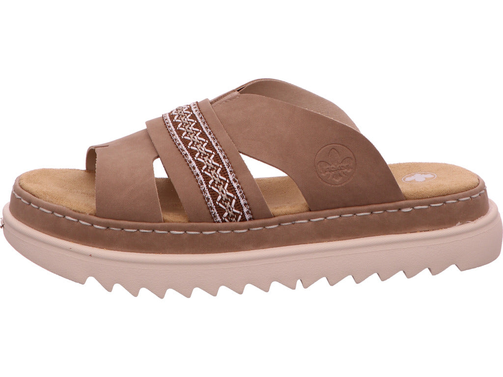 Rieker damesmuiltjes in beige