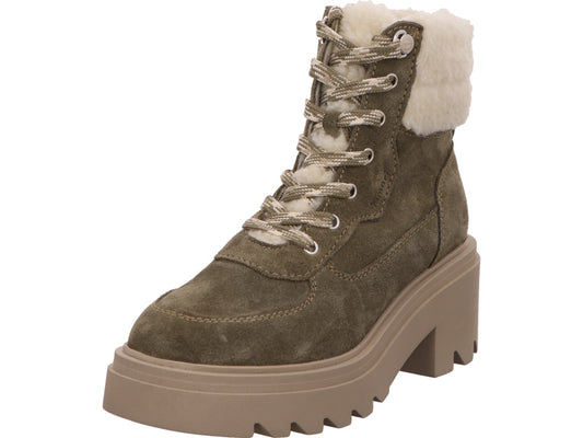 Tamaris Damen Stiefel  in grün-bunt-kombiniert