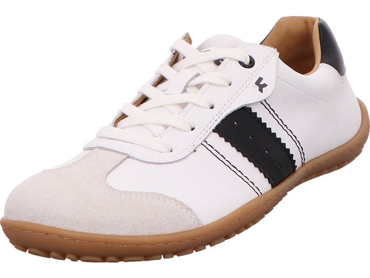 Koel Barfußschuhe Damen Sneaker  in weiß-schwarz-kombiniert