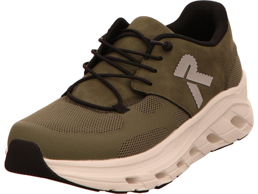 Rieker herensneakers in het olijfgroen
