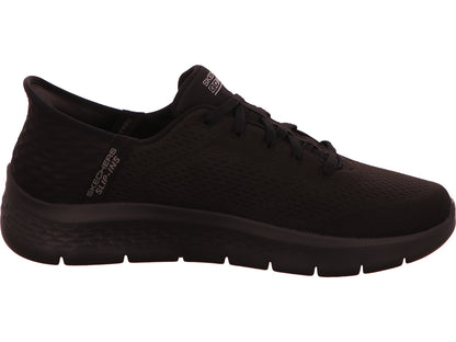 Skechers Herren Slipper Flex-New World in schwarz