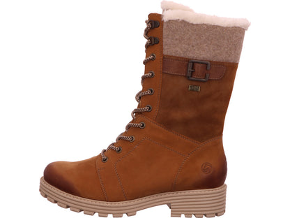 Remonte Damen Stiefel  in braun-kombiniert