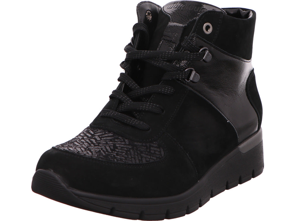 Waldläufer Damen Stiefel K-Ramona in schwarz