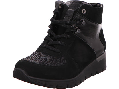 Waldläufer Damen Stiefel K-Ramona in schwarz