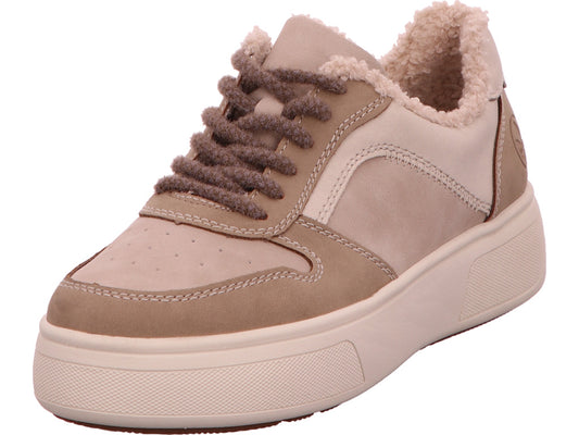 Rieker damessneakers in beige combinatie