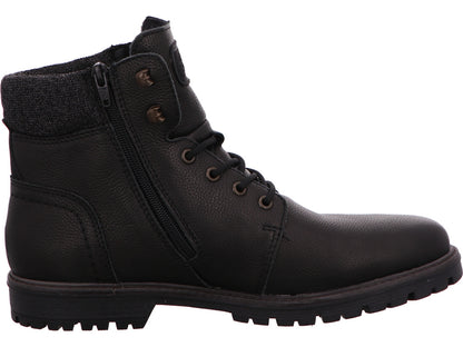 Rieker Herren Stiefel  in schwarz-bunt-kombiniert