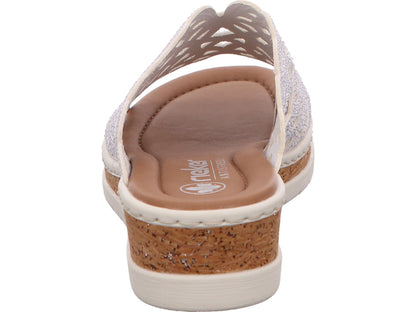 Rieker Damen Pantolette  in weiß