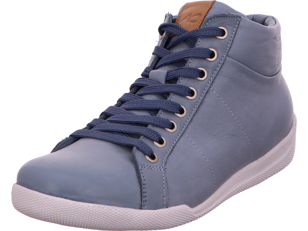 Andrea Conti Damen Stiefel  in blau-bunt-kombiniert