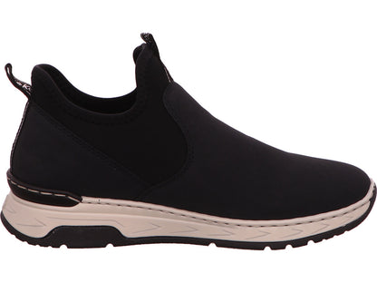 Rieker Damen Stiefel  in blau-bunt-kombiniert