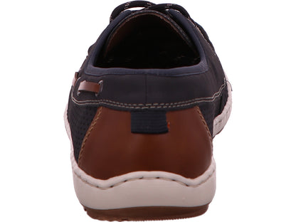 Rieker Herren Halbschuh  in blau-bunt-kombiniert