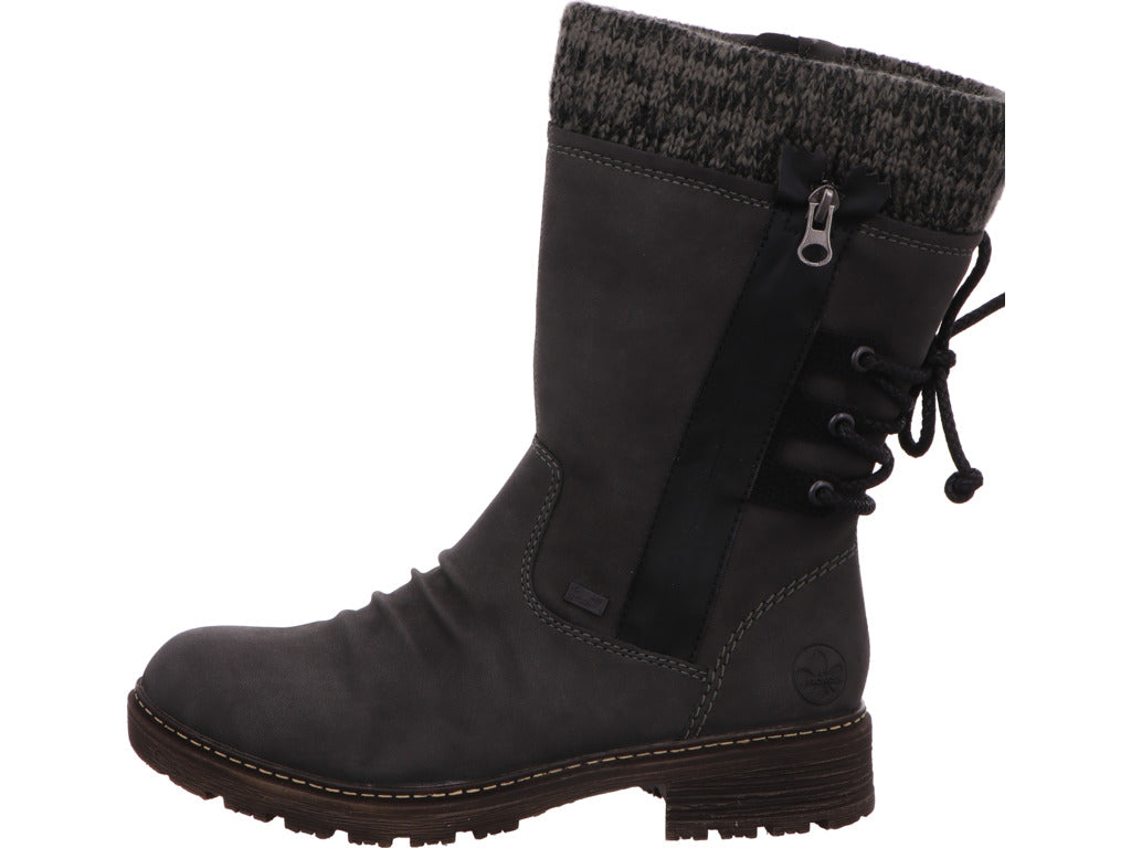 Rieker Damen Stiefel  in dunkelgrau