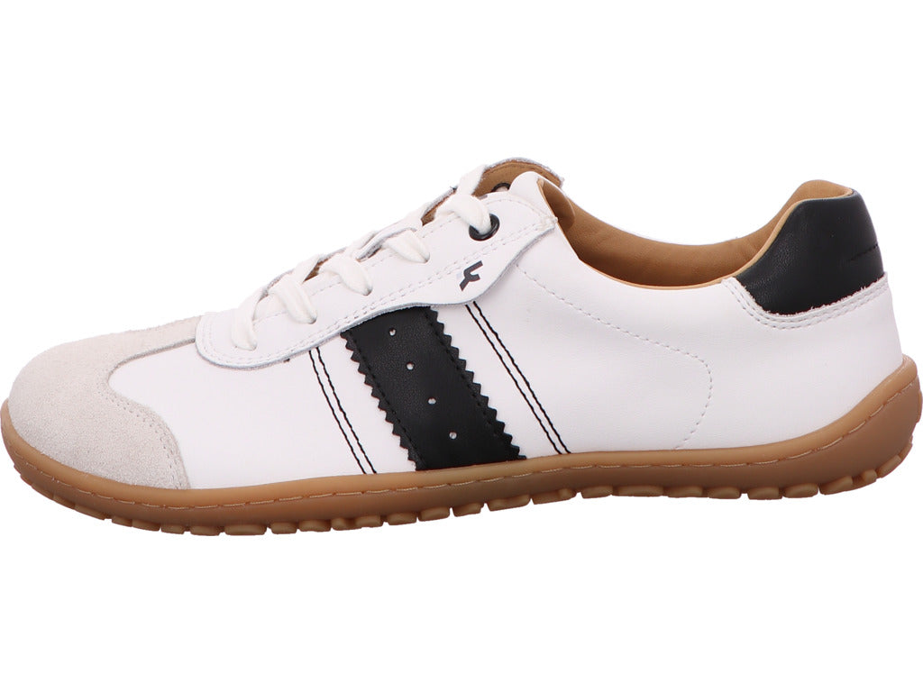 Koel Barfußschuhe Damen Sneaker  in weiß-schwarz-kombiniert