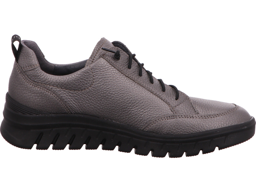 Waldläufer Damen Schnürschuh H-Amiata in hellgrau