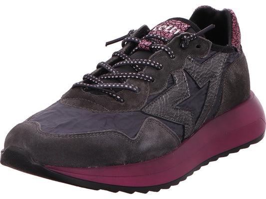 Cetti damessneakers C848 Sra in grijs-multicolor combinatie