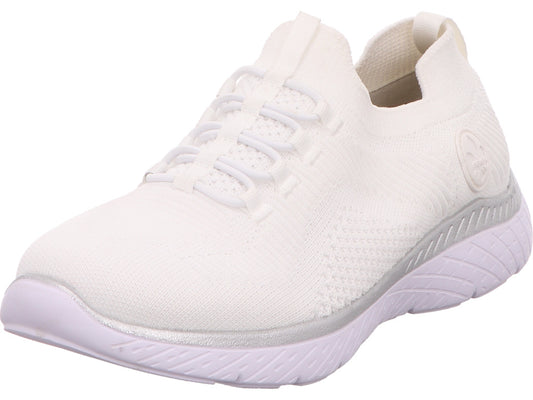 Rieker Damen Slipper  in weiß