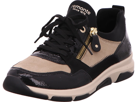 Remonte Damen Sneaker  in schwarz-bunt-kombiniert