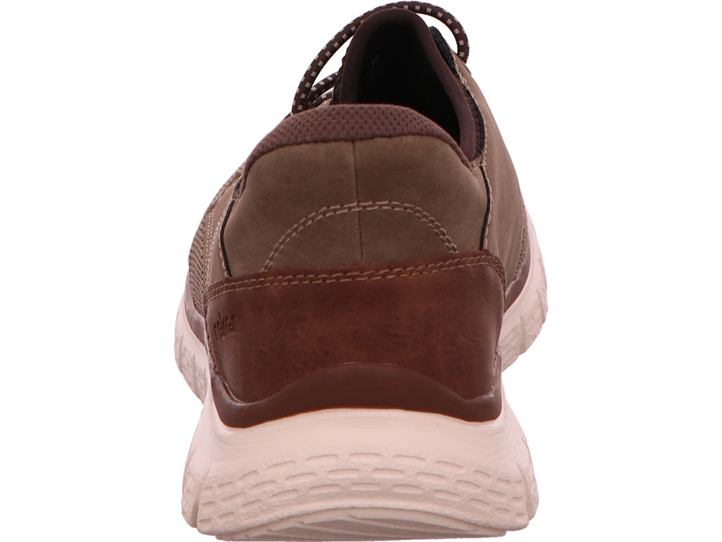 Rieker Herren Sneaker  in braun-kombiniert