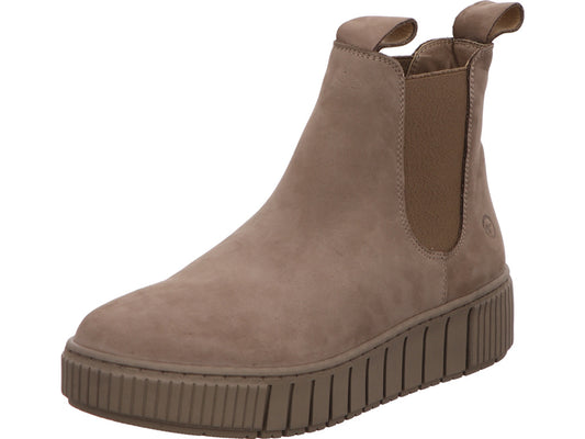 Tamaris dameslaarzen in taupe