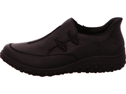 Rieker damesslippers in zwart