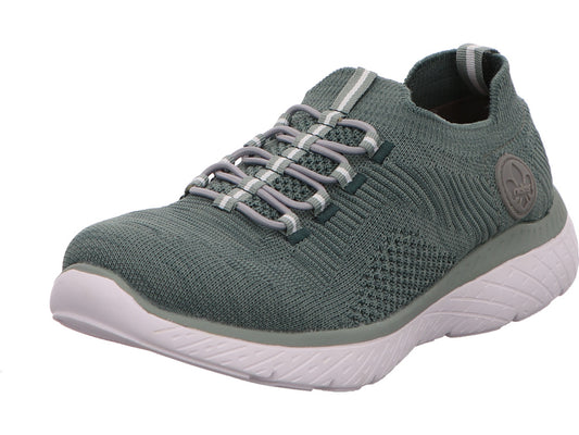 Rieker Damen Slipper  in dunkelgrün