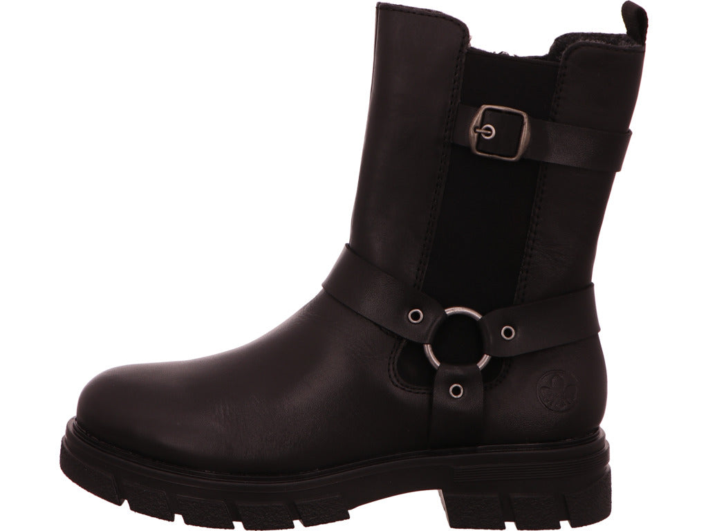 Rieker Damen Stiefel  in schwarz