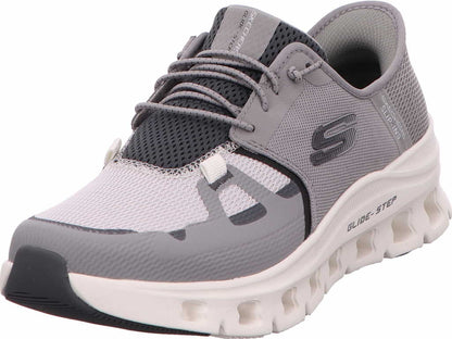 Skechers Herren Slipper Slip-Ins - Glide-Step Pro in grau-bunt-kombiniert
