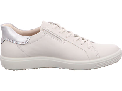 Ecco damessneakers Soft 7W nieuwe stijl - V1 in wit-multicolor combinatie