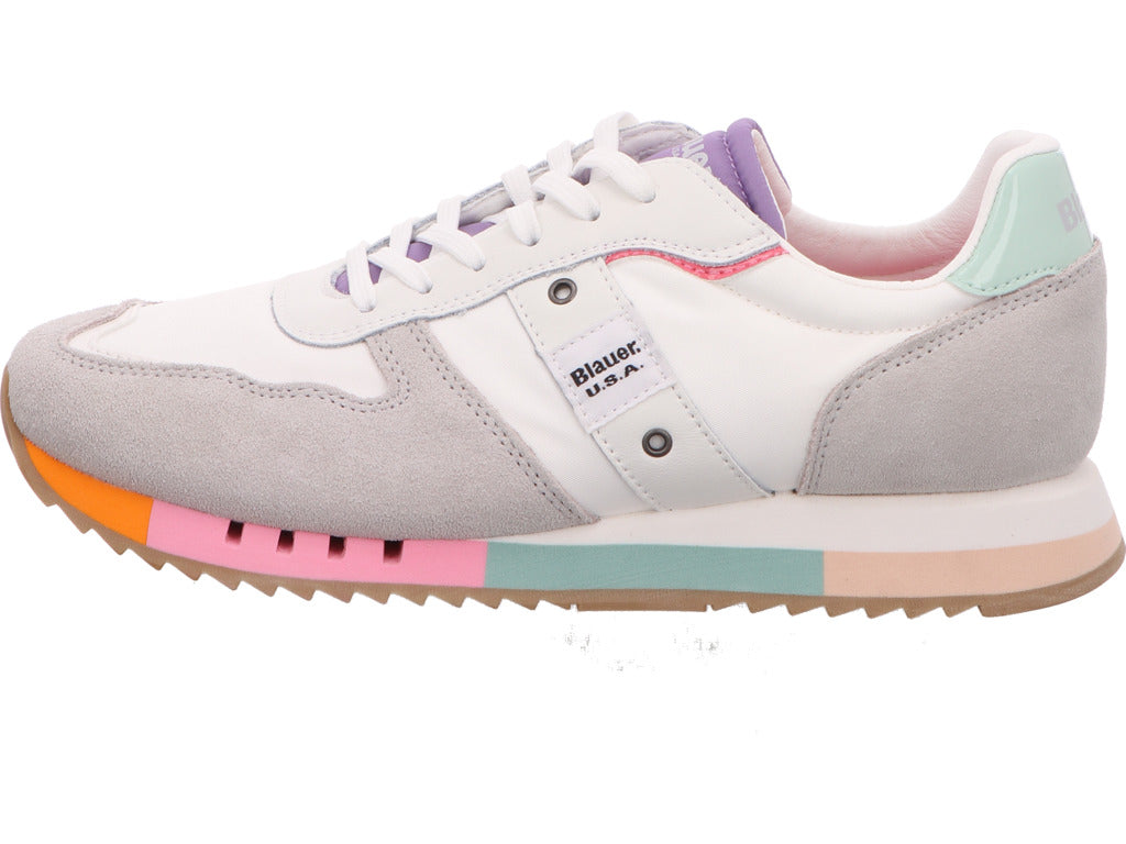 Blauer Shoes Damen Sneaker Melrose 02 in weiß-bunt-kombiniert
