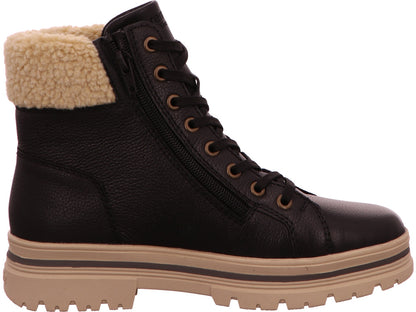 Remonte Damen Stiefel  in schwarz-bunt-kombiniert