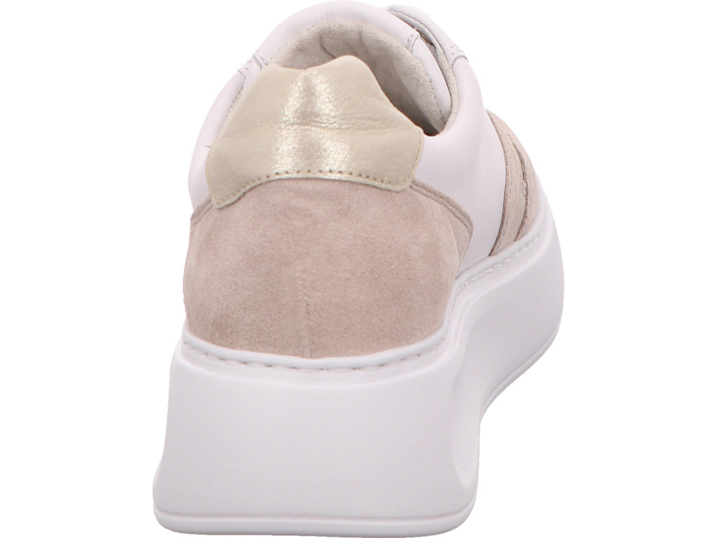 Gabor Comfort damessneakers in een combinatie van wit en meerdere kleuren.