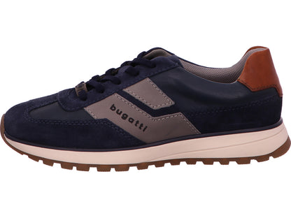 Bugatti Herren Sneaker  in blau-bunt-kombiniert