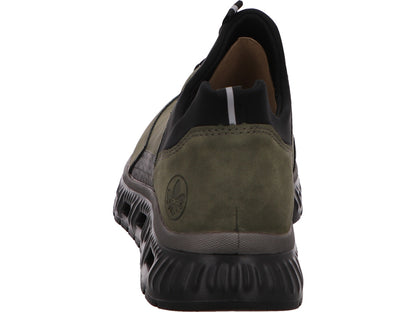 Rieker Damen Sneaker  in grün-bunt-kombiniert