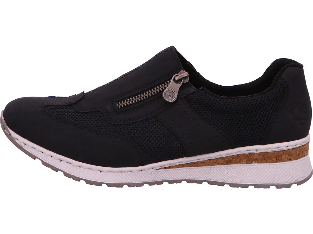 Rieker Damen Sneaker  in blau-kombiniert
